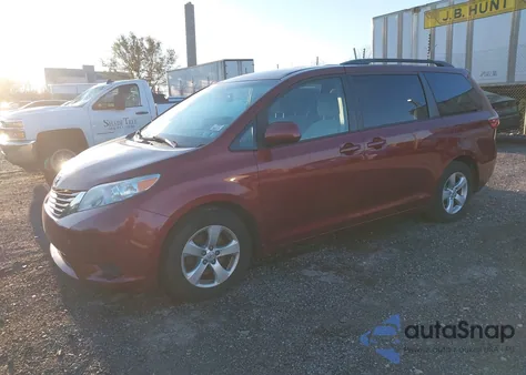 2016 Toyota Sienna Le 8 Passenger из США, поврежденный, VIN 5TDKK3DC5GS719616